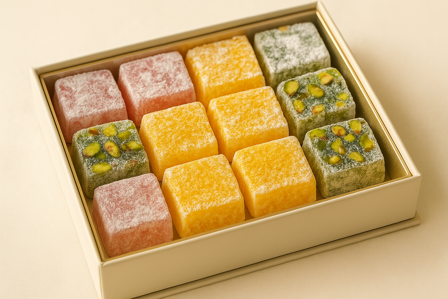 Cesitli lokum kutulari