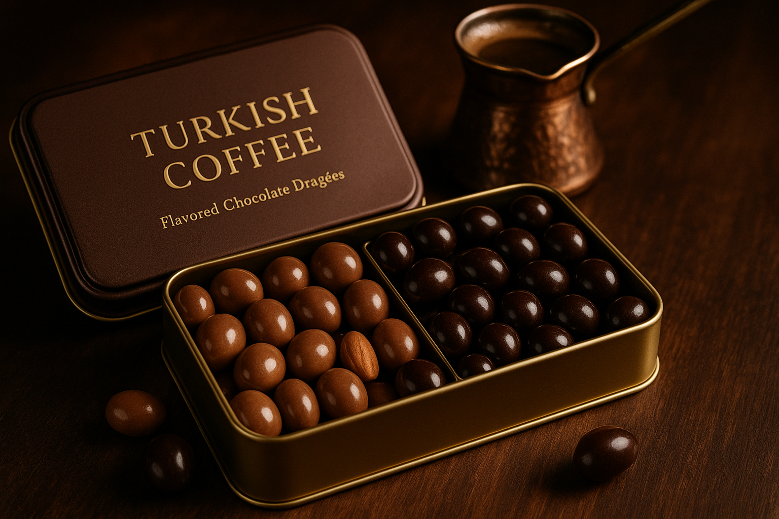 Turk kahveli cikolatali draje